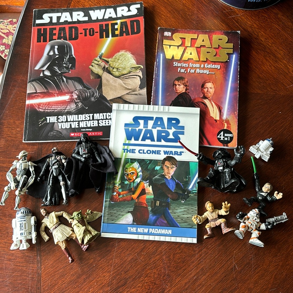 Star Wars Books and Figures